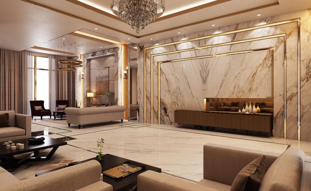 Illustration of Eco Luxurious Interior Design Styles